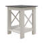 3-Piece Coffee and End Table Set with X-Style Accents in Light Grey-257961227