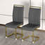 Chaise de salle à manger, chaise d'appoint rembourrée à haut dossier en polyuréthane avec pieds en métal en forme de C-1504143608-1504143587-1504143586
