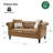 Tecla 62.2" Faux Leather Button-tufted Loveseat Sofa-710981733