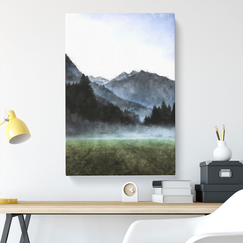 Fog Over Luttach In Italy - Wrapped Canvas, 50cm H x 35cm W x 3cm D