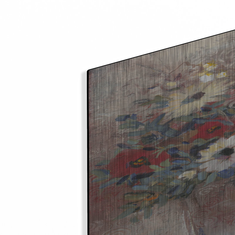 Art mural en métal «Curly Still Life II» par Tim O'Toole, H 36 po x l 24 po