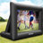Inflatable Movie Screen 24FT Inflatable Projector Screen, Featuring 360W Air Blower Inflatable Screen Oxford Fabric Material Blow Up Screen, Designed for outside