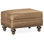 Repose-pieds rectangulaire en cuir véritable 26 "West