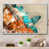 Toile avec cadre flottant blanc