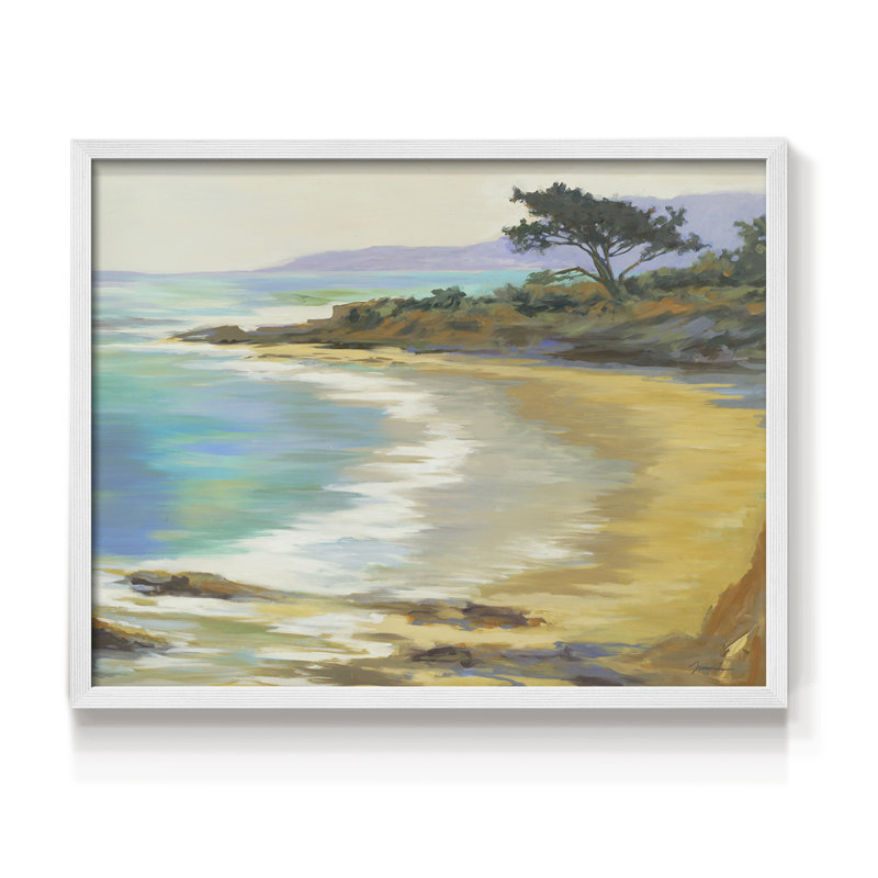 Rocky Point -Framed Print - Restickable, 11" H x 14" W, White