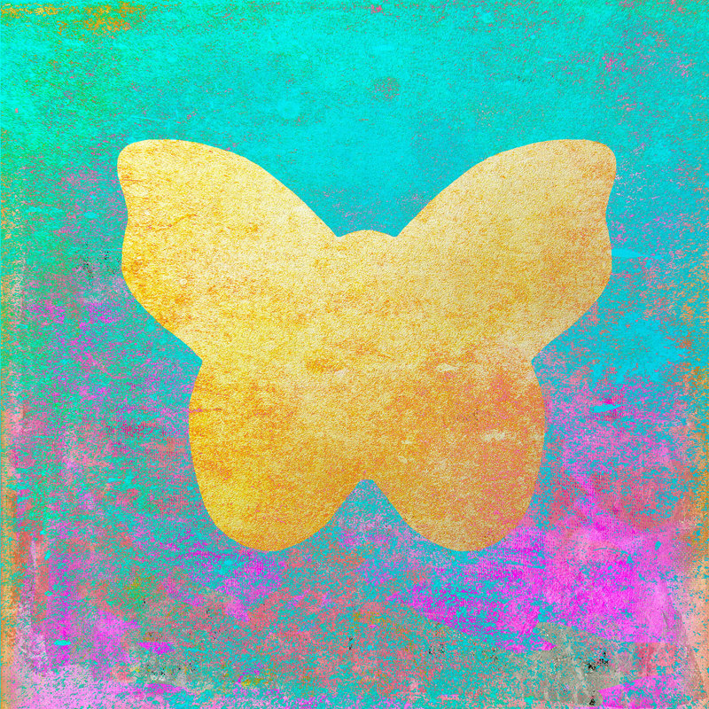 Ensembles de housses de couette DiaNoche par China Carnella - Aqua Butterfly
