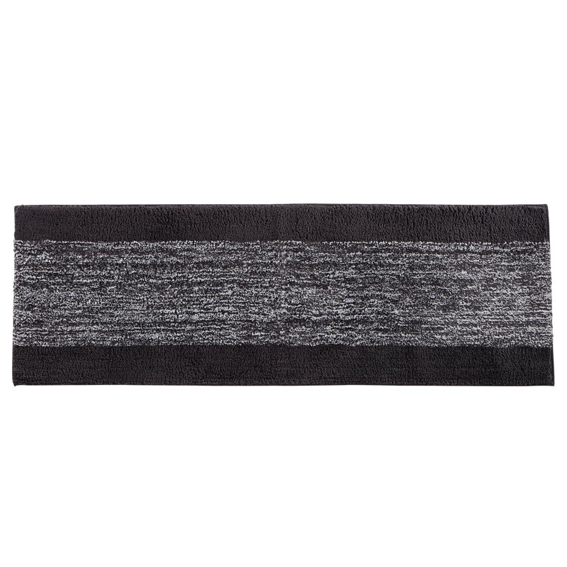 Amina Non-Slip Bath Rug, Gray