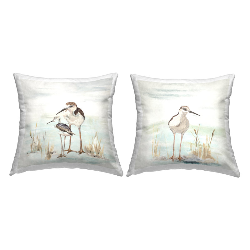 Coussin Sandpipers Summer Beach