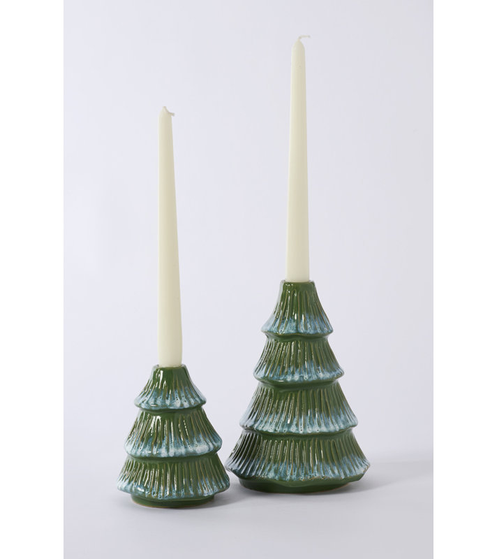 Tree Frost Candleholder 4.25"x 4.5", 4.5" H x 4.25" W x 4.25" D