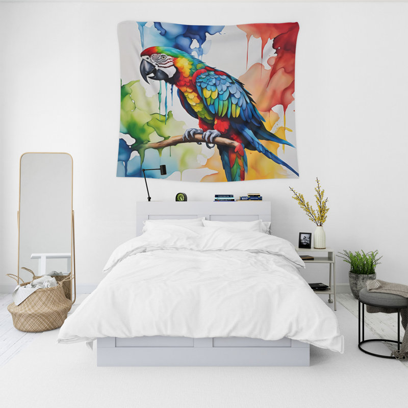 Tapisserie murale, H 60 po x l 51 po x P 0,5 po