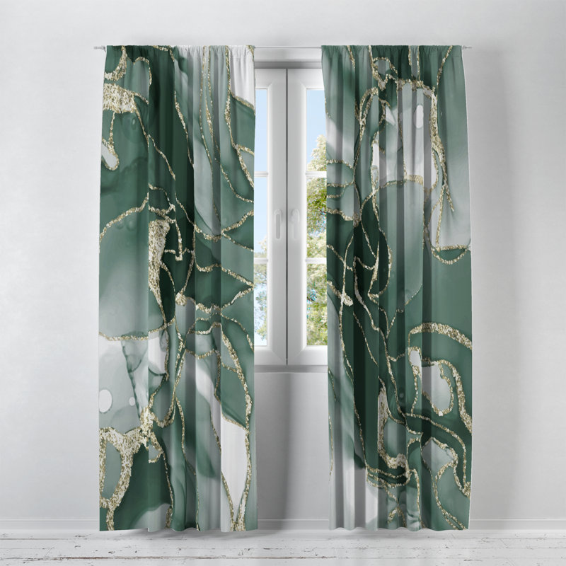 Semi Sheer Curtain Pair, 56" W x 78" L
