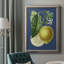 Citron français sur bleu marine I - reproduction d'art sur toile-1487724428