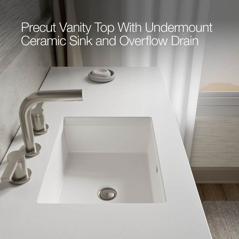 Hearthaven 48-In Bathroom Vanity Set, Slate Gray