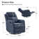 Caleya Modern Ergonomic Swivel Rocker Manual Recliner