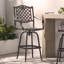 Charmant tabouret de bar en aluminium pour divers espaces au design exquis