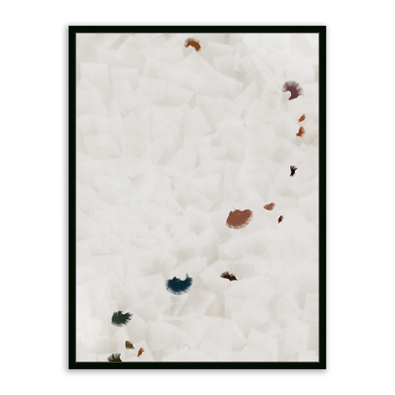 In Flight No 15 Painting by Patricia Vargas, Black Maple Framed, 60" H x 40" W