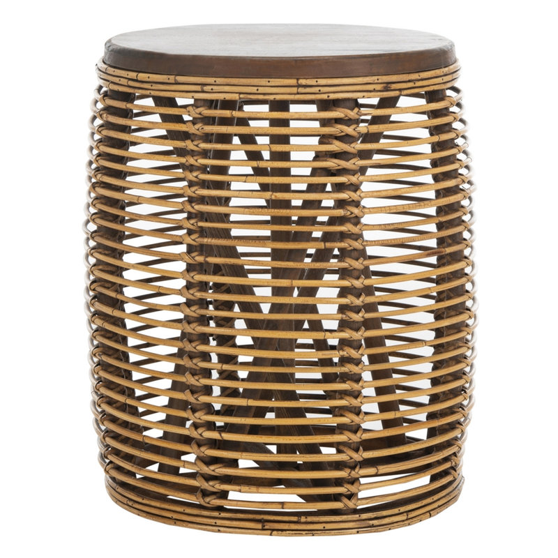 Tabouret de jardin Moravian, Brun foncé
