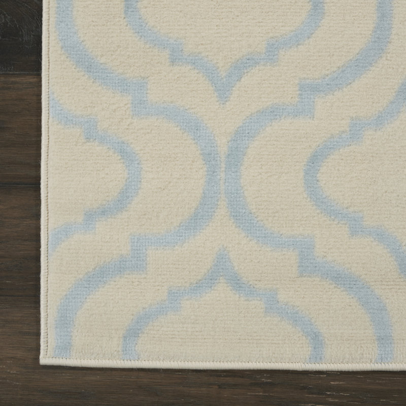 Xinrui Geometric Indoor Rug, Rectangle 2' x 4'