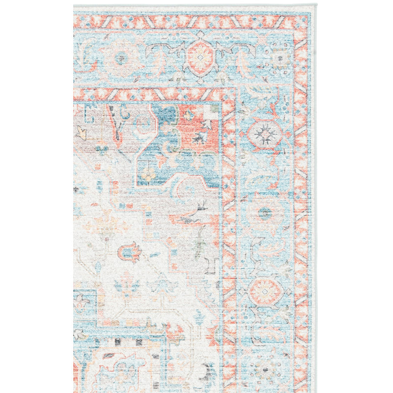 Roshaun Performance Machine Washable Oriental Rug, Rectangle 8' x 10'