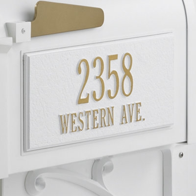 Metal Address Plaque