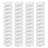Sterilite Medium Storage Trays for Desktop and Drawer Organizing, Clear, 48 Pack