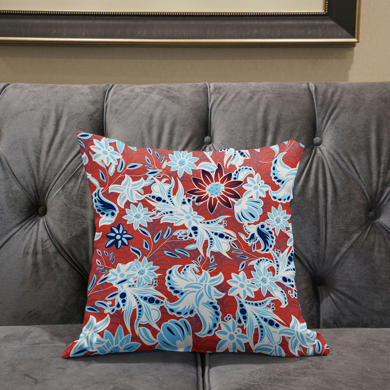Housse et insert de coussin décoratif intérieur / extérieur en mélange de polyester, 26 po x 26 po