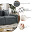 Canapé modulaire 83,9 po en chenille-2575783