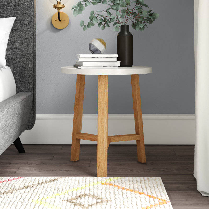 Marisela End Table, Light Oak