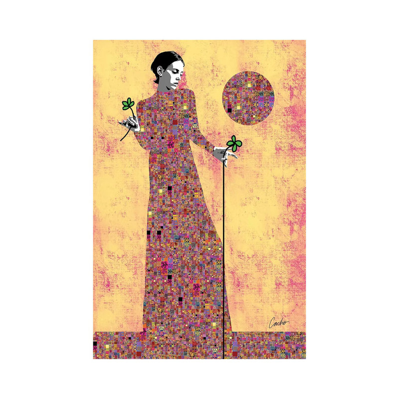 Offering Beauty by Jose Cacho - Wrapped Canvas Print, 30.48cm H x 20.32cm W x 1.905cm D