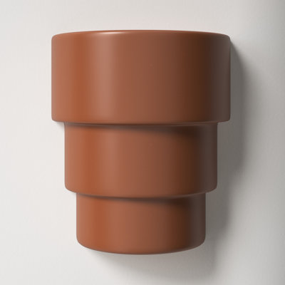 Alvera 2-Light Dimmable Ceramic Flush Mount Sconce