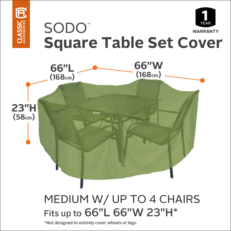 Perkins Outdoor Patio Dining Set Cover