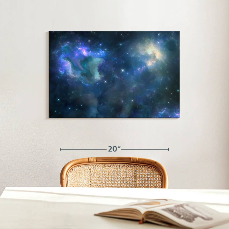 Oberle Space Nebula, 16" H x 24" W