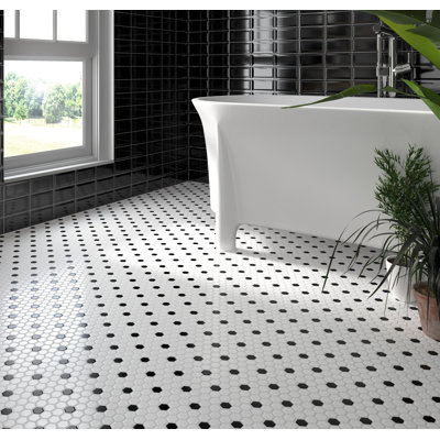 7.5 x 30 cm Beveled Ceramic Subway Tile