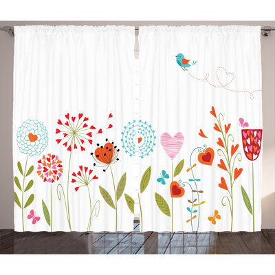 Vicki Semi Sheer Curtain Pair