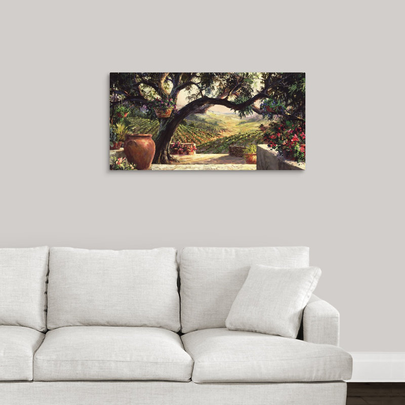 «Zack Napa Patio» par Art Fronckowiak - impression, H 30 po x l 60 po x P 1,5 po, Toile