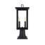 Mershon 7 Inch Outdoor Post Light in Black