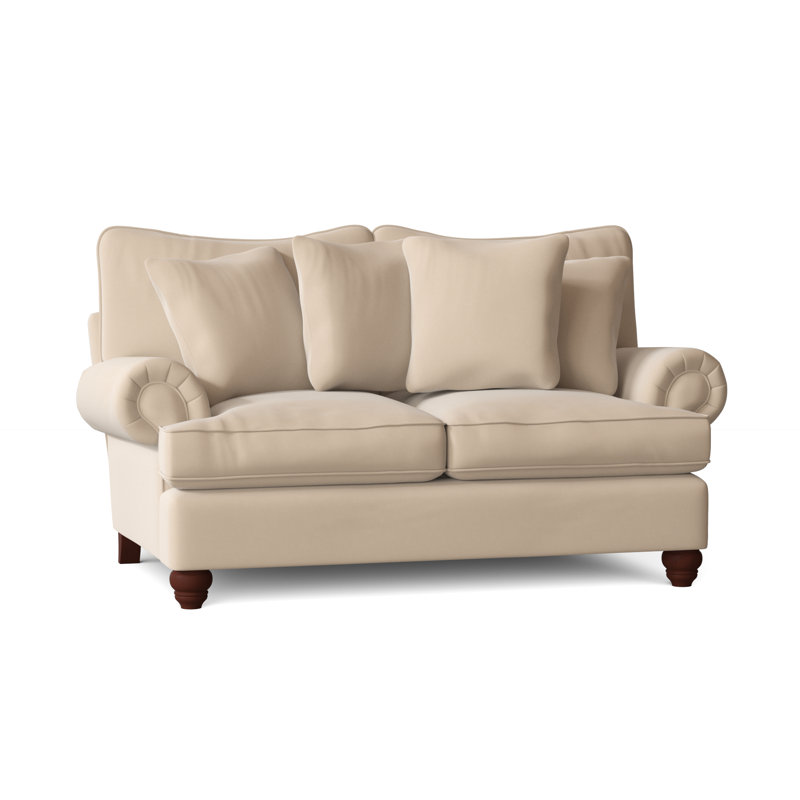Woodburn Loveseat, Beantown 41 Taupe Performance Chenille, Manhattan, No
