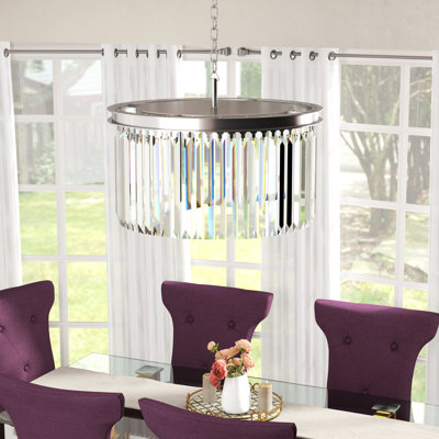 Lustre en cristal 8 lumières Yazmin