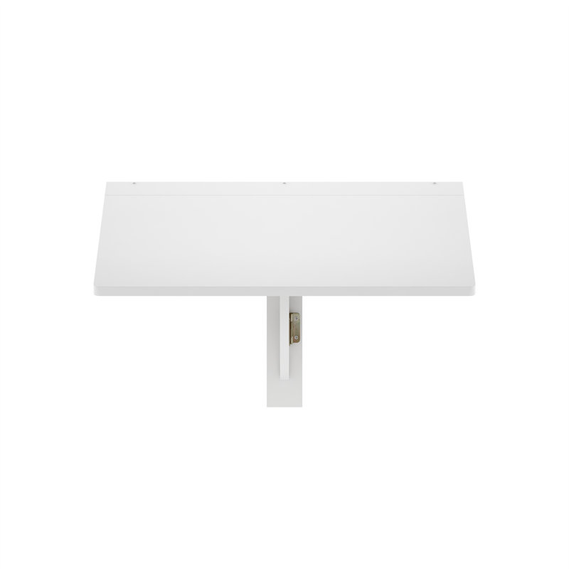 Ezperanza 152.15cm Rectangular Folding Table, Plain White