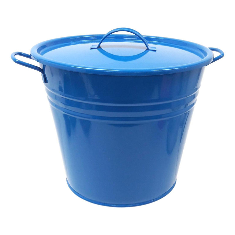 Boîte métallique / métallique, bleu