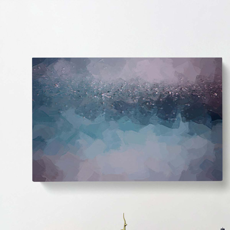 Rainy Days In Abstract - Wrapped Canvas, 40cm H x 60cm W x 3cm D