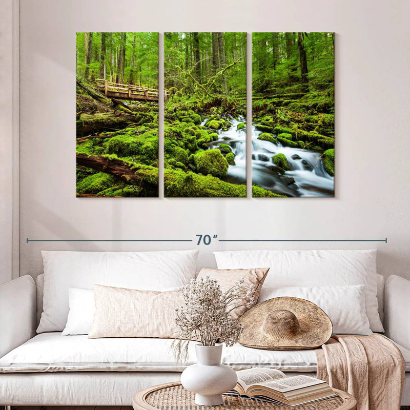 Alvord Cascading Sol Duc Falls, 32" H x 50" W