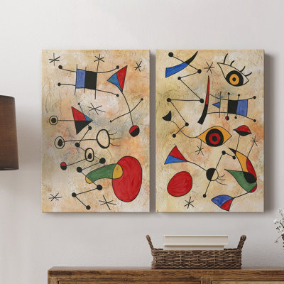 Miro Memoirs III-Premium Gallery Wrapped Canvas -Ready to Hang