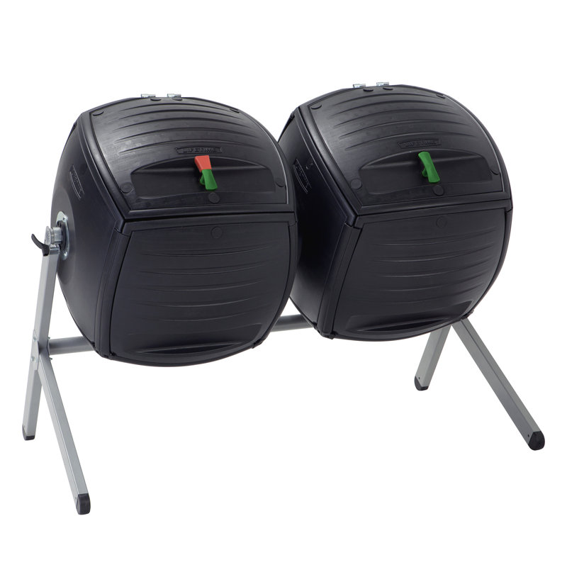 Lifetime Composters Double Bin Rotating Composter 100 Gallon