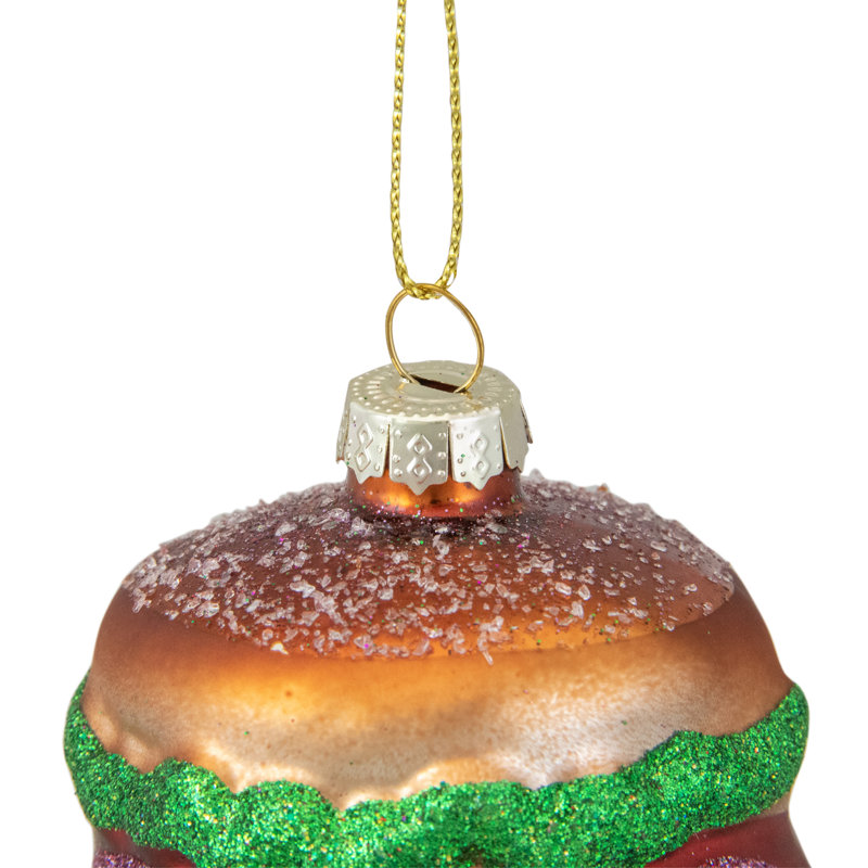 Ornement en forme de hamburger de 2,25 po