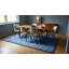 Tapis en laine touffeté à la main, tapis bleu, tapis élégant et luxueux pour rehausser votre décor de salon, de chambre à coucher, de bureau ou de maison avec élégance contemporaine-380334686