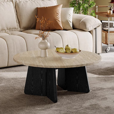 Table basse au design rétro et minimaliste