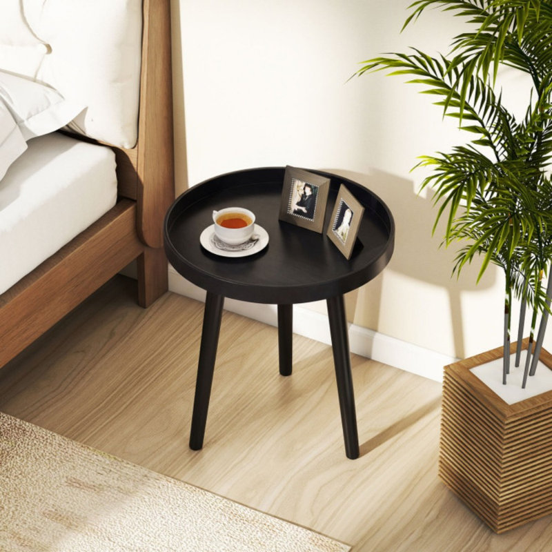 Table basse Mid Century Modern, Noir