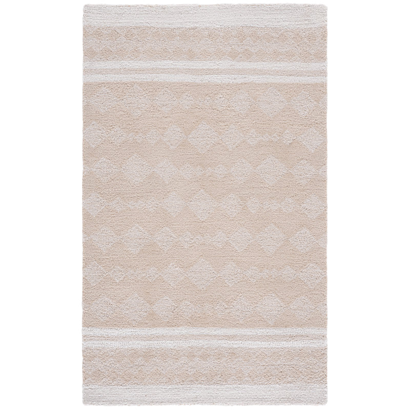 Kairos Hand Tufted Performance Geometric Rug, Rectangle 3' x 5'