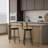 Set of 2 Bar Height Bar Stools-280161559